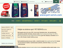 Tablet Screenshot of pet-servis.com